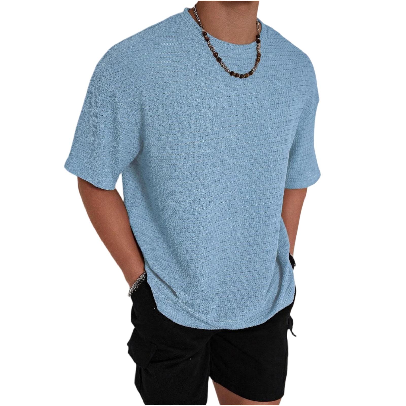 Men s Casual Round-neck -color Short-sleeved Plaid Cutout Top XXL
Men s Casual Round-neck -color Short-sleeved Plaid Cutout Top XXL