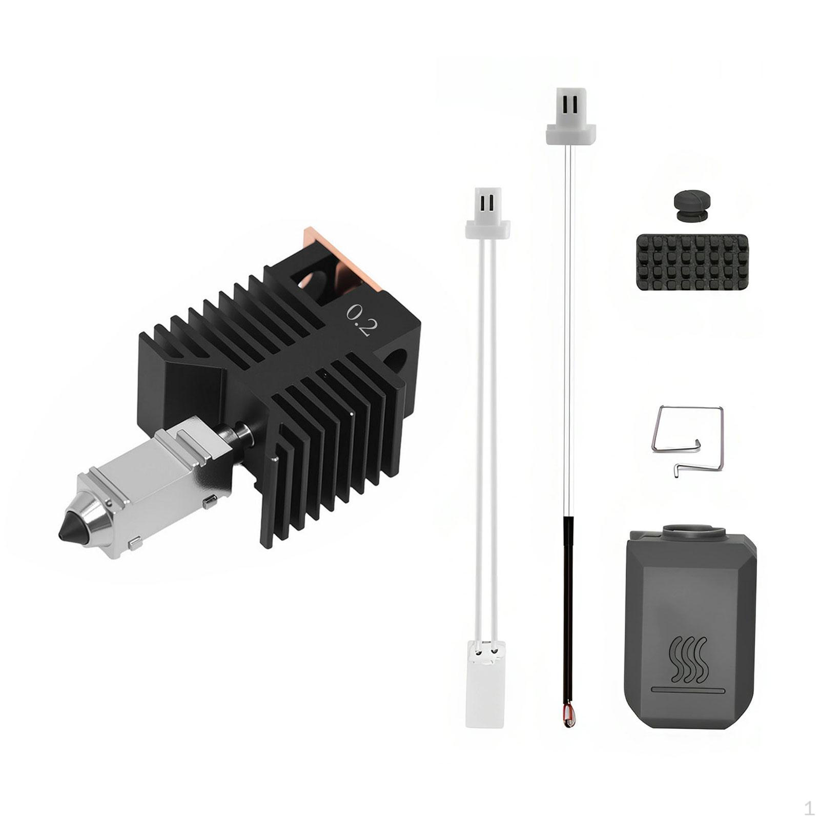 1 Piece 3D Printer End Kit with Hardened Steel Nozzle Heater Block Precision Components 0.2mm
1 Piece 3D Printer End Kit with Hardened Steel Nozzle Heater Block Precision Components 0.2mm