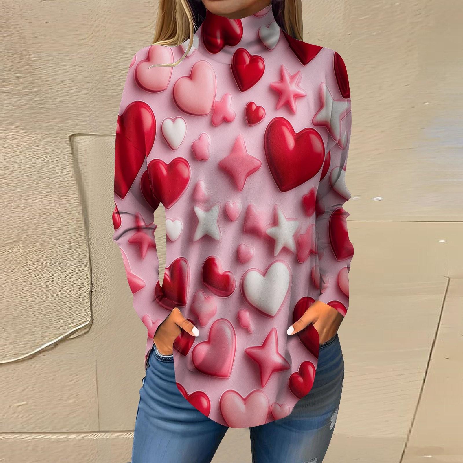 Футболки для женщин, осенние повседневные рубашки с длинным рукавом, толстовка с принтом, топ с высоким воротом, пуловер XL арбуз красный
Футболки для женщин, осенние повседневные рубашки с длинным рукавом, толстовка с принтом, топ с высоким воротом, пуловер XL арбуз красный