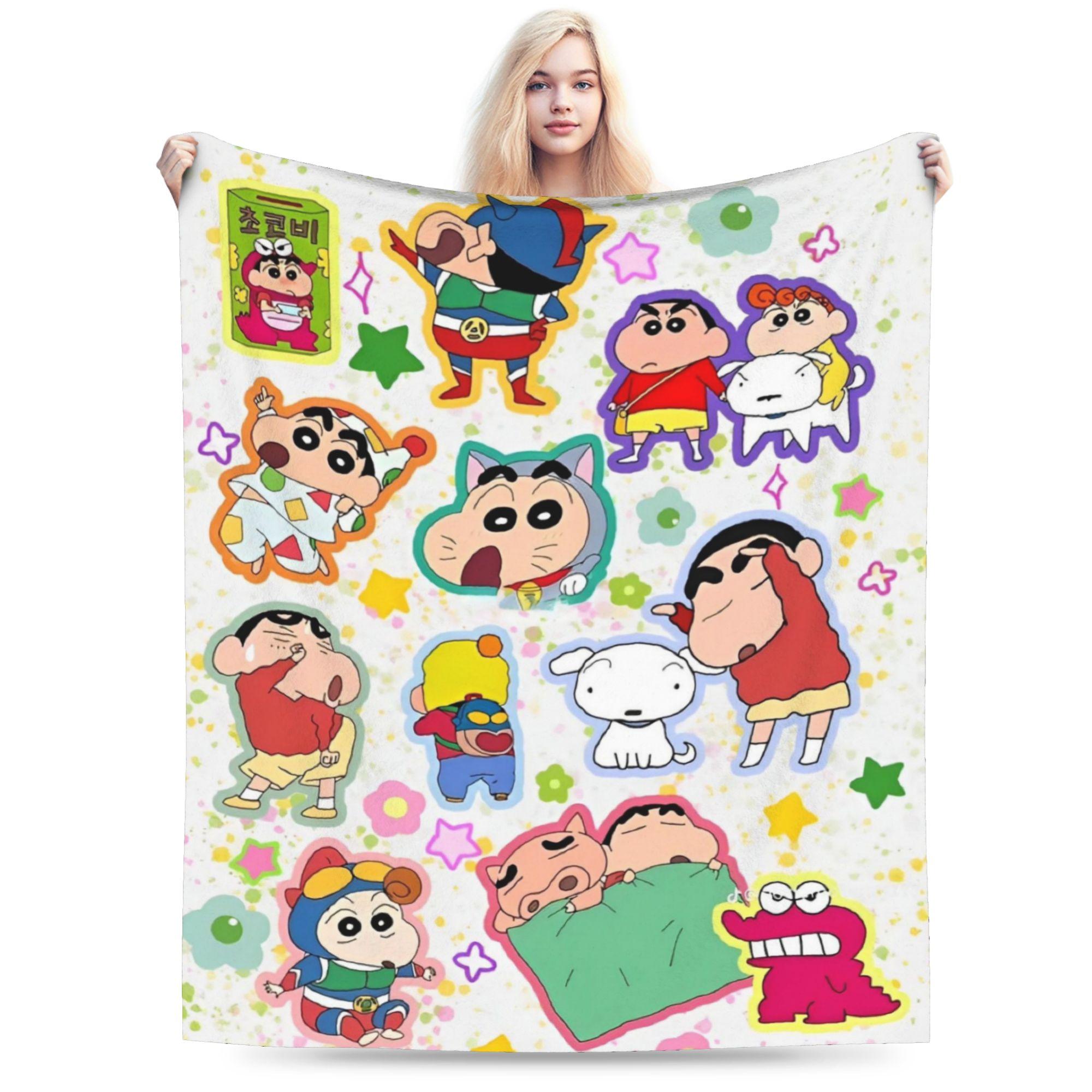 Crayon Shin chan Knitted Blanket Cartoon Flannel Throw Blankets Summer Air Conditioning Personalised Soft Warm Bedspread 75x90cm
Crayon Shin chan Knitted Blanket Cartoon Flannel Throw Blankets Summer Air Conditioning Personalised Soft Warm Bedspread 75x90cm