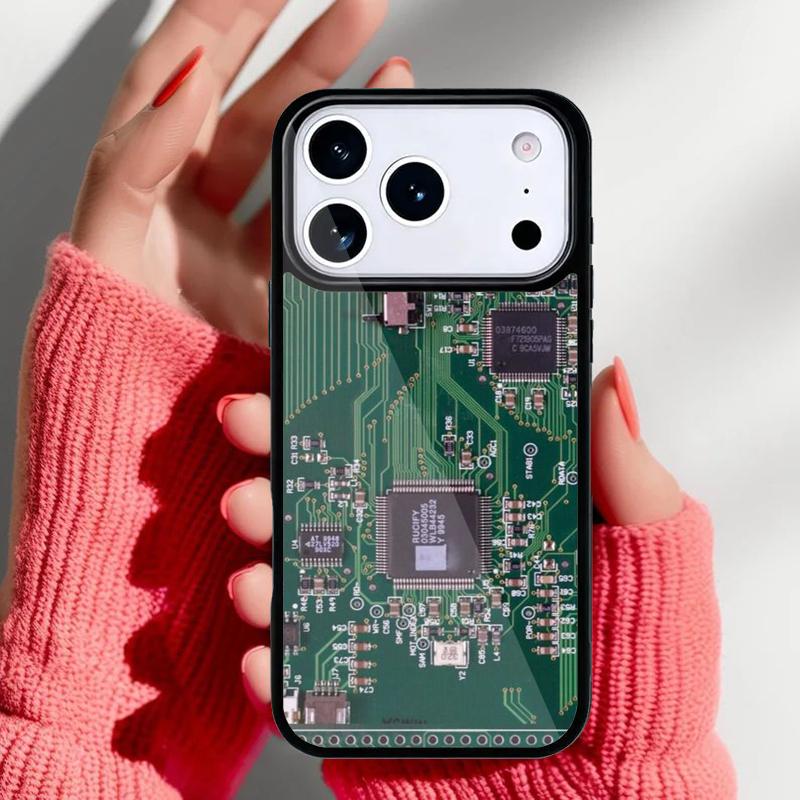 Circuit Board Phone Case for iPhone 17 16 15 14 13 Pro Max Back Cover for 12 11 Pro Coque iPhone 16 Pro Max
Circuit Board Phone Case for iPhone 17 16 15 14 13 Pro Max Back Cover for 12 11 Pro Coque iPhone 16 Pro Max