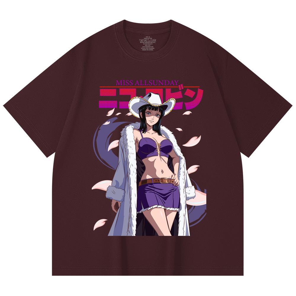 230 Gsm 100% Cotton One Piece V56 Miss AllSunday Print Unisex Heavy Cotton T Shirt 2XL вина червоного кольору
230 Gsm 100% Cotton One Piece V56 Miss AllSunday Print Unisex Heavy Cotton T Shirt 2XL вина червоного кольору
