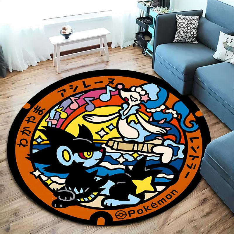 Pokemon Classic Character Collection Print Round Carpet Bedroom Living Room Mat Sofa Home Room Decor Rug Gift for Family Friends 60cm
Pokemon Classic Character Collection Print Round Carpet Bedroom Living Room Mat Sofa Home Room Decor Rug Gift for Family Friends 60cm