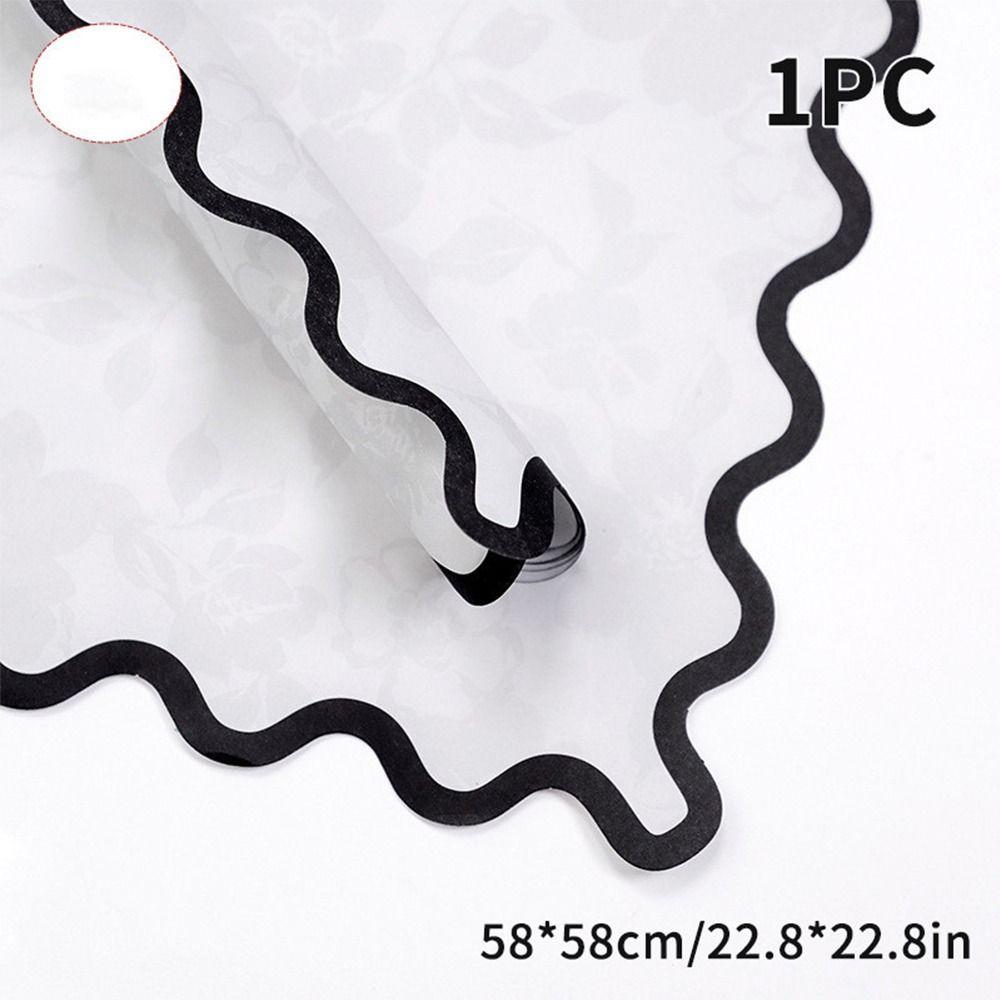 Новая волнистая кайма INS Цветочная упаковочная бумага Крафт-бумага Красочный упаковочный материал для букетов DIY Crafts 58-58cm чёрный
Новая волнистая кайма INS Цветочная упаковочная бумага Крафт-бумага Красочный упаковочный материал для букетов DIY Crafts 58-58cm чёрный