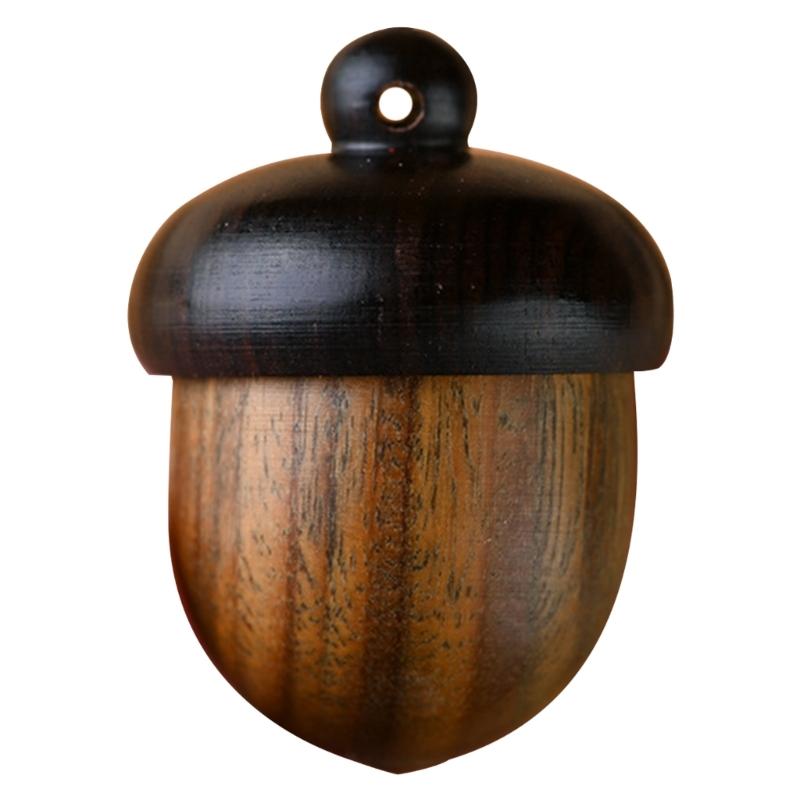 Mini Wood Pills Storage Can Cute 3D Pine Cone Designs Box Pendant Accessories for Essential Oils and Small Items
Mini Wood Pills Storage Can Cute 3D Pine Cone Designs Box Pendant Accessories for Essential Oils and Small Items