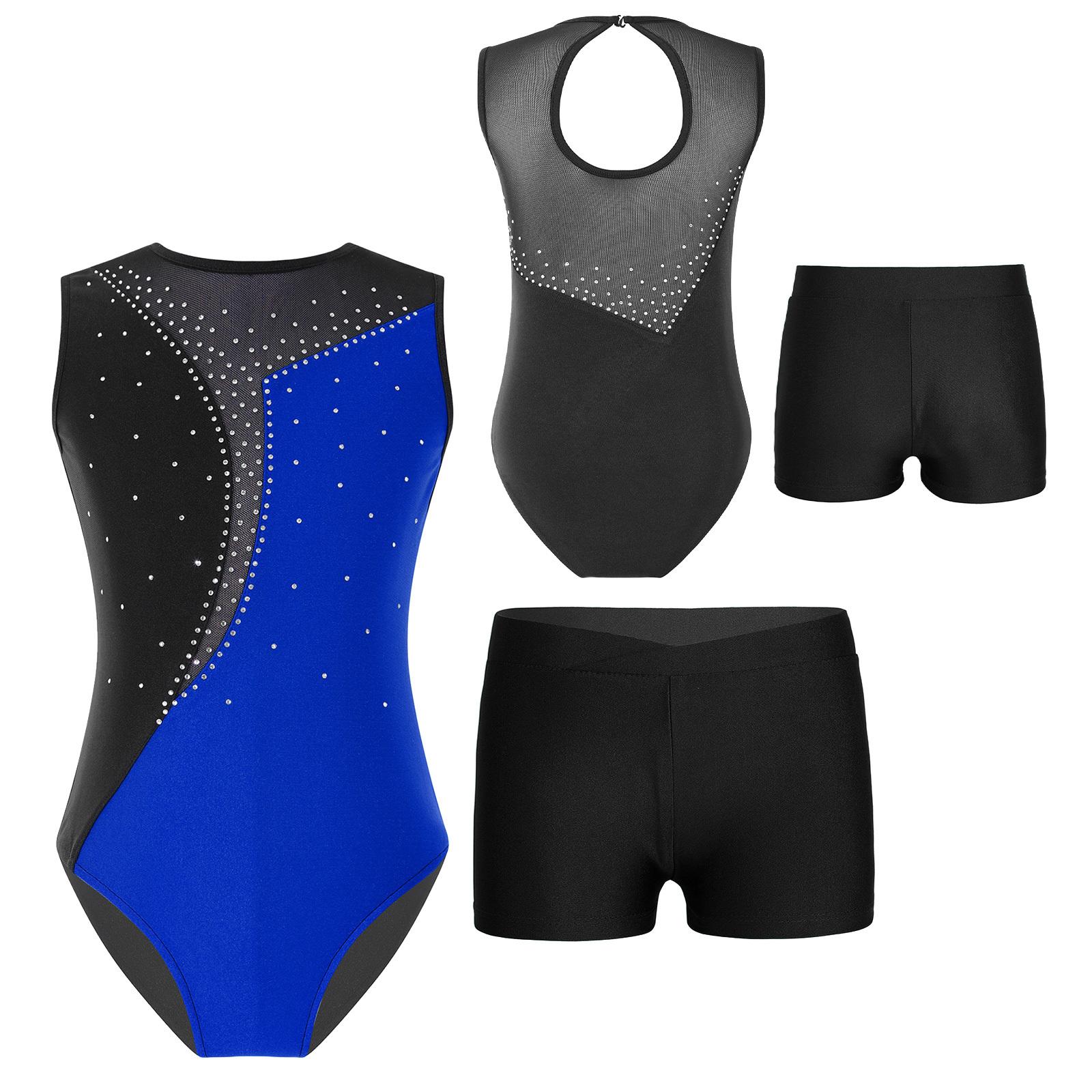 Дитяче гімнастичне купальник без рукавів із шортами для дівчаток Балетний комбінезон Танцювальне вбрання Спортивний тренувальний костюм 7-8 Years королівський синій колір/чорний
Дитяче гімнастичне купальник без рукавів із шортами для дівчаток Балетний комбінезон Танцювальне вбрання Спортивний тренувальний костюм 7-8 Years королівський синій колір/чорний