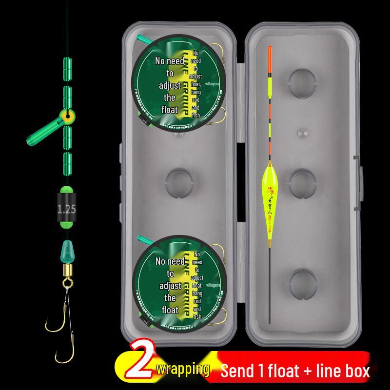 Pre-tied Taiwan Fishing Line Set with Double Hooks and Adjustable Float Main line 0.8# + Sub line 0.6# + Twin hook 2#
Pre-tied Taiwan Fishing Line Set with Double Hooks and Adjustable Float Main line 0.8# + Sub line 0.6# + Twin hook 2#