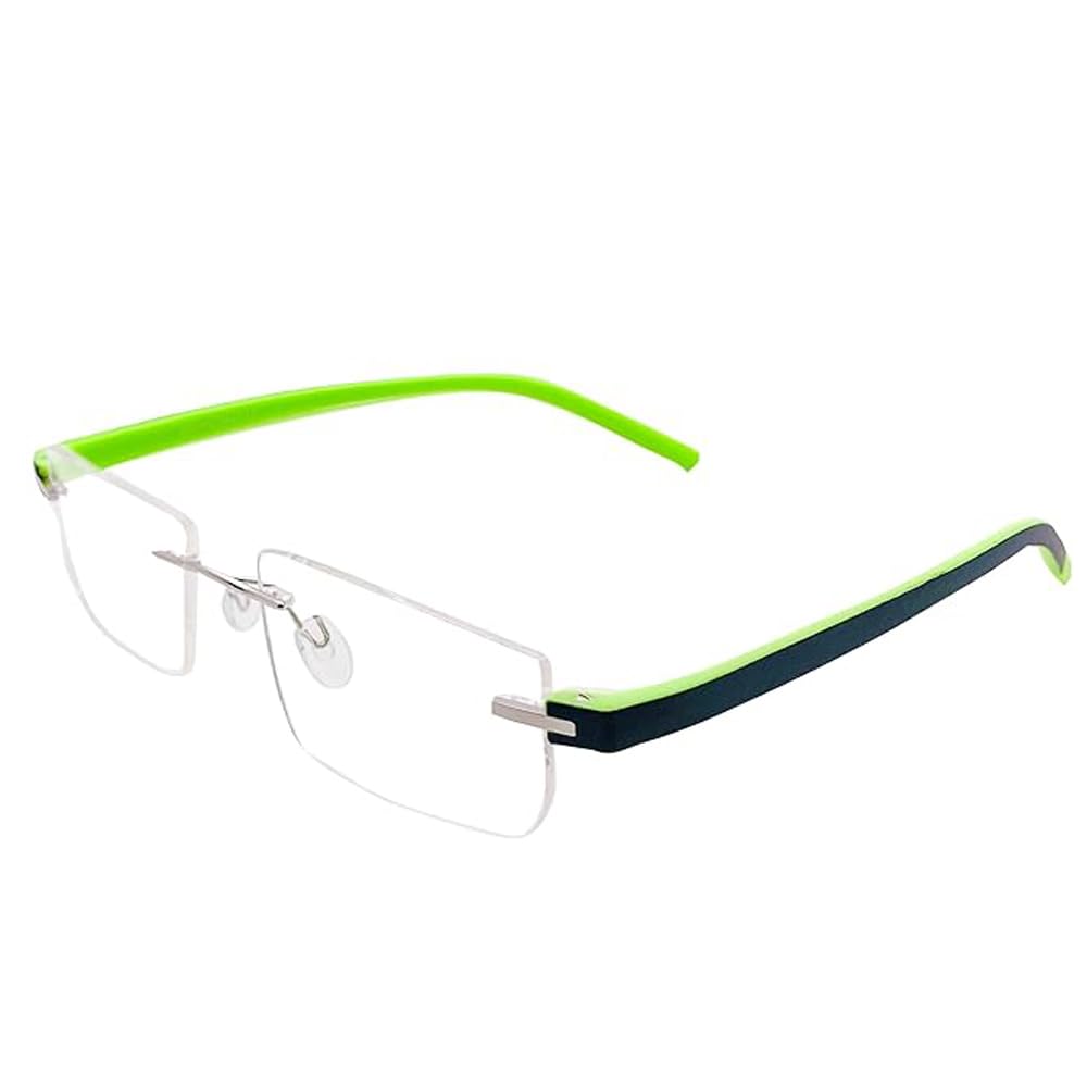 RSINC RimLess frame/eyeglass/Spectacle, Optical, Acetate For Men And Women, Silver Green 227 52-18-142 (IB-2) M1 Tommy Silver Green | IB 2
RSINC RimLess frame/eyeglass/Spectacle, Optical, Acetate For Men And Women, Silver Green 227 52-18-142 (IB-2) M1 Tommy Silver Green | IB 2