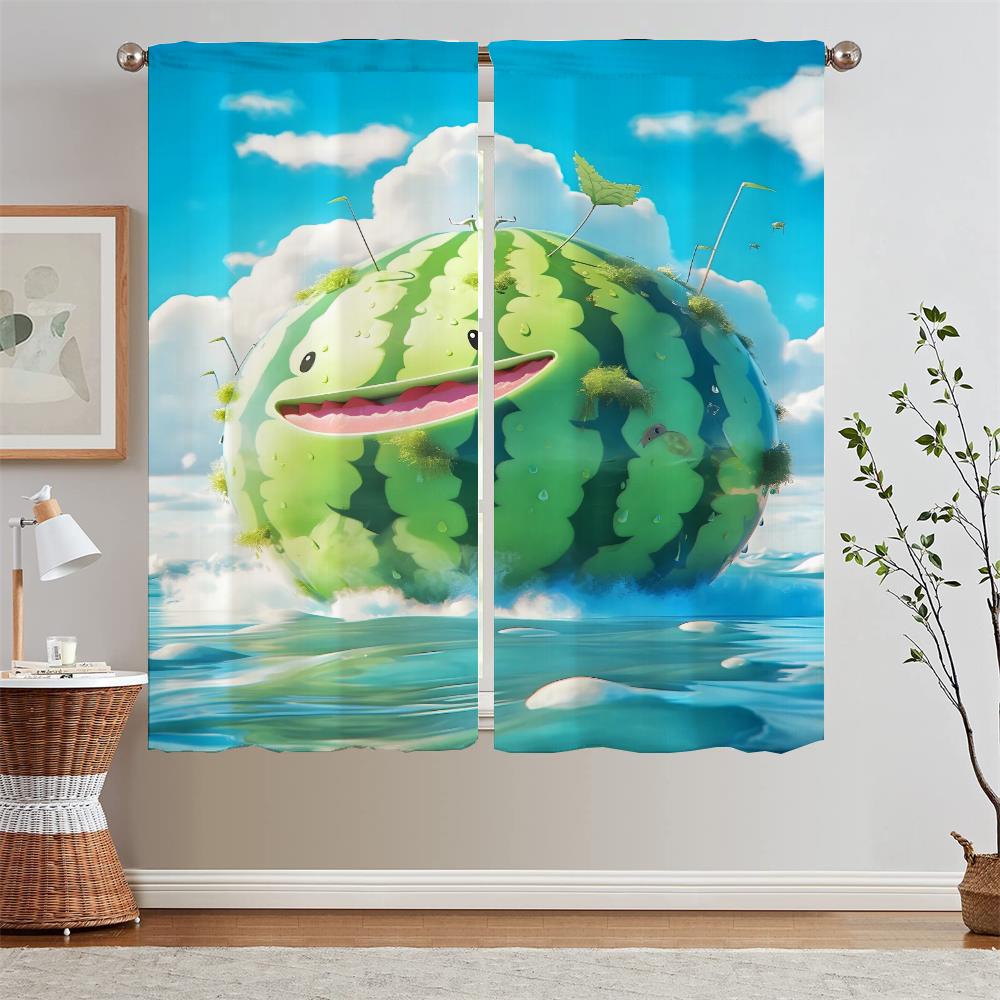 Арбузный аромат летнего тюля в кухонных шторах для гостиной, затемняющие короткие оконные шторы для дома, шторы для ванной комнаты W50xH70cmx2pcs-CL
Арбузный аромат летнего тюля в кухонных шторах для гостиной, затемняющие короткие оконные шторы для дома, шторы для ванной комнаты W50xH70cmx2pcs-CL