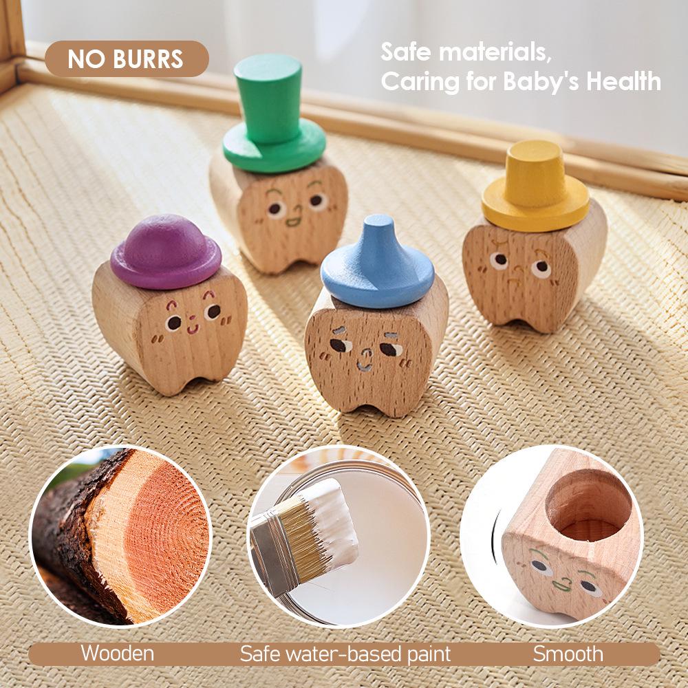 Newborn Wooden Baby Tooth Storage Box - Cute Ornament for Deciduous Teeth Collection
Newborn Wooden Baby Tooth Storage Box - Cute Ornament for Deciduous Teeth Collection