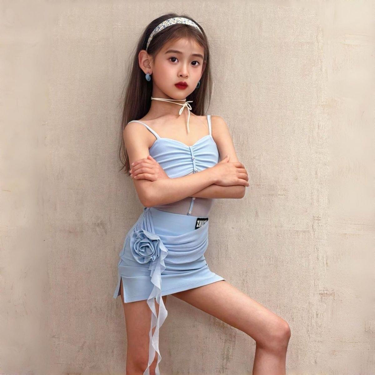Line Dance Costume New Products Blue Girl Latin Dance Dresses Latin Dance Suit Mesh Flower Stage Costume Dancewear Skirt 120 синий
Line Dance Costume New Products Blue Girl Latin Dance Dresses Latin Dance Suit Mesh Flower Stage Costume Dancewear Skirt 120 синий