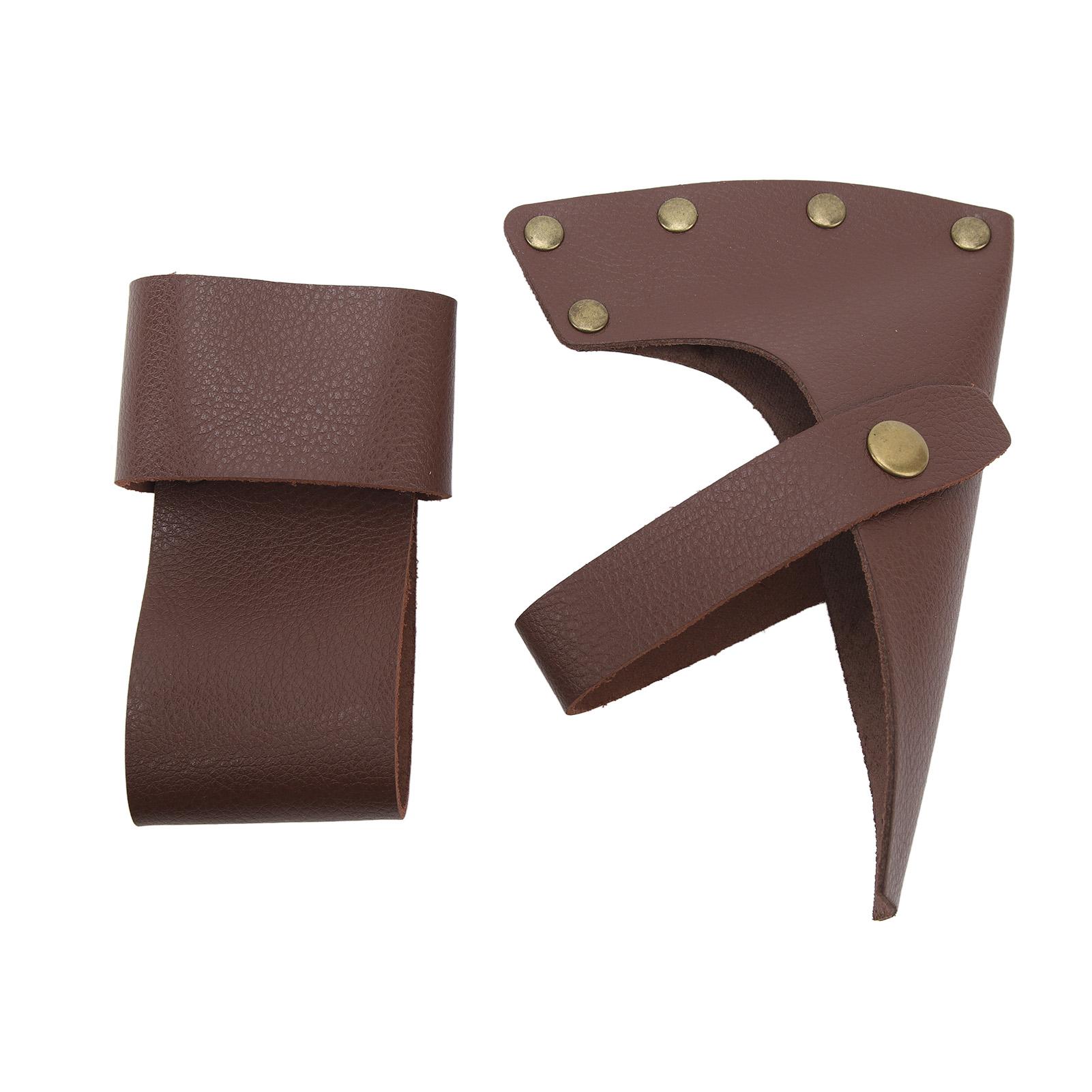 Axe Sheath PU Leather Metal Lightweight Portable Axe Head and Handle Protector Cover for Camping Outdoor Work Essentials Brown
Axe Sheath PU Leather Metal Lightweight Portable Axe Head and Handle Protector Cover for Camping Outdoor Work Essentials Brown