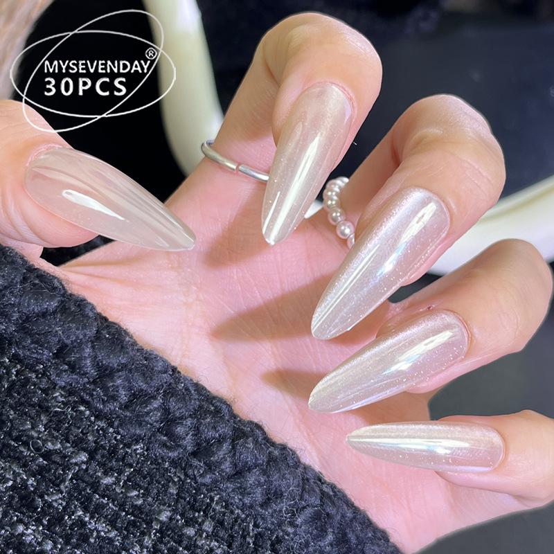 Douyin Chic Wearable Cat Eye Nail Set: Autumn/Winter Handmade Long Teardrop Design Prefabricated Nails: 30 Pieces/Board
Douyin Chic Wearable Cat Eye Nail Set: Autumn/Winter Handmade Long Teardrop Design Prefabricated Nails: 30 Pieces/Board