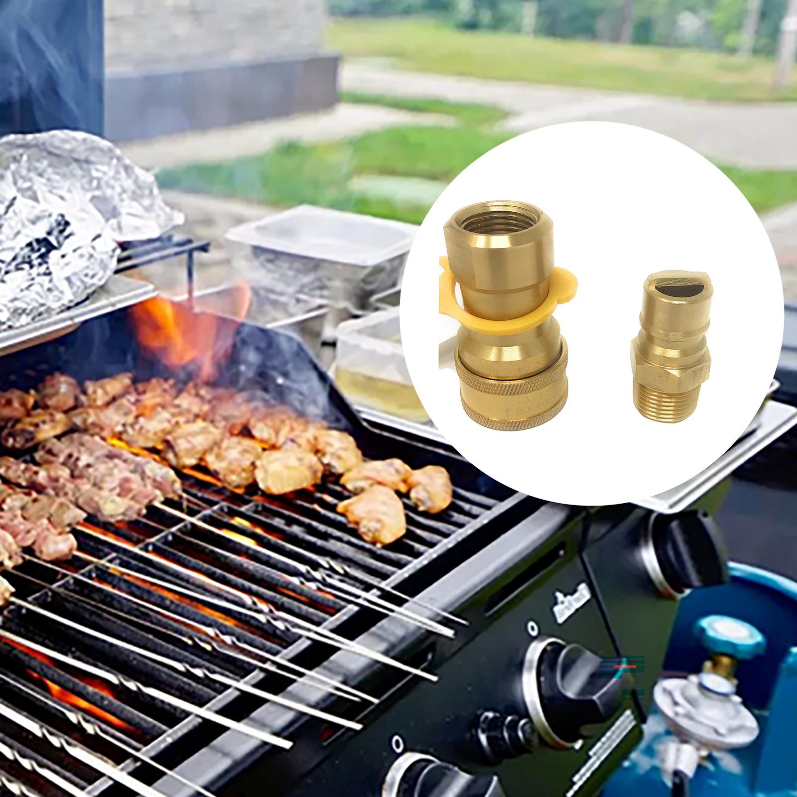 Brass Quick Connecting/Disconnect Fittings Propane Adapter Suitable for Natural Gas and Propane with Dust Cover
Brass Quick Connecting/Disconnect Fittings Propane Adapter Suitable for Natural Gas and Propane with Dust Cover