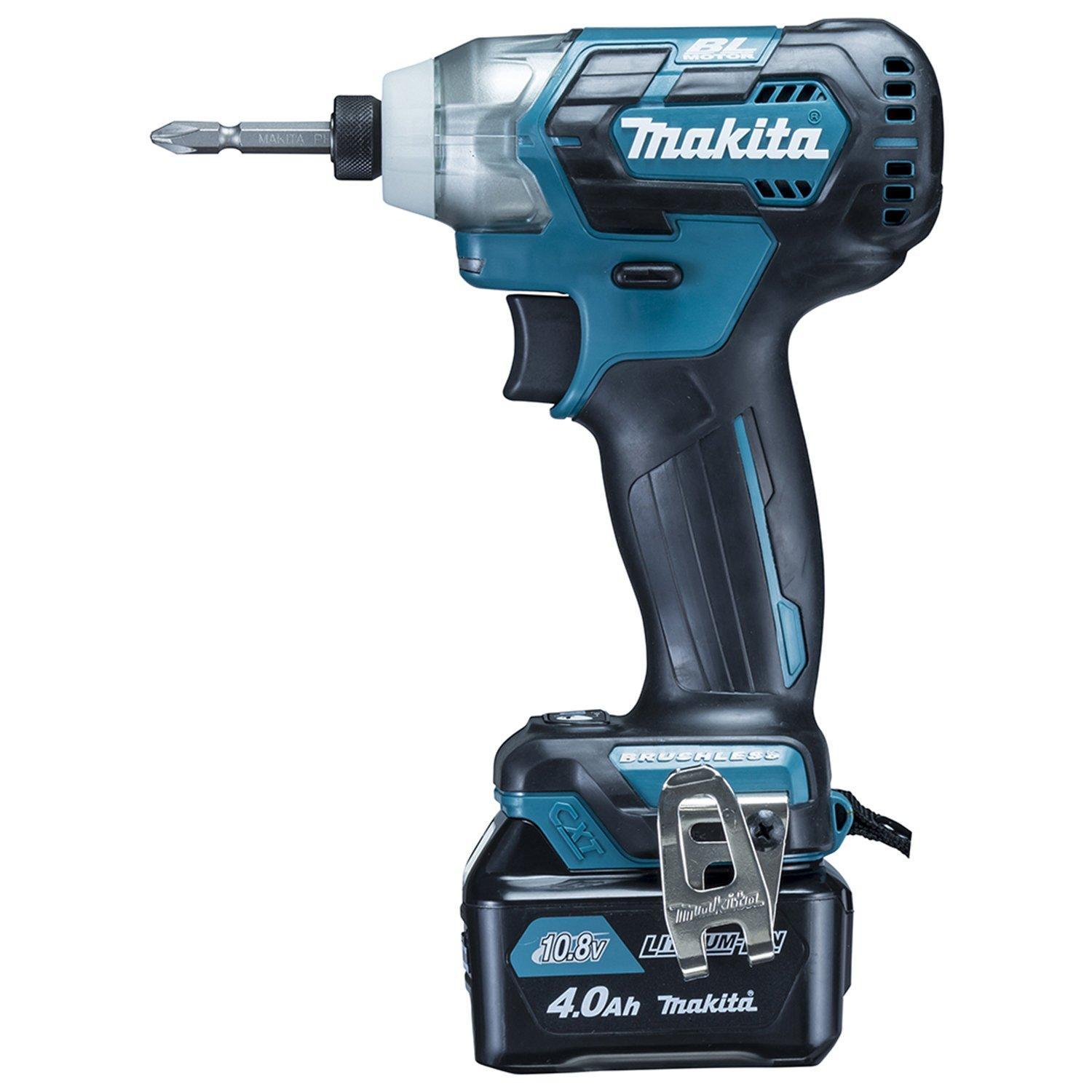 Makita TD111DSMX Impact Driver 135Nm Two 4Ah Batteries and Charger Included (10.8V) Blue, Torque, синій
Makita TD111DSMX Impact Driver 135Nm Two 4Ah Batteries and Charger Included (10.8V) Blue, Torque, синій