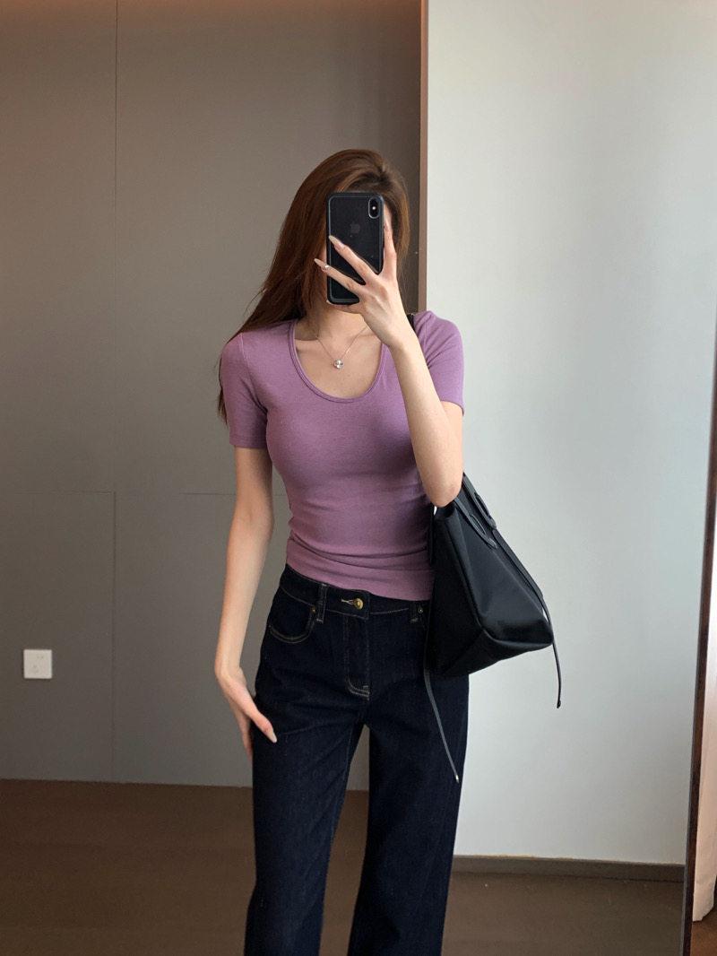Oxygen-Feel U-Neck T-Shirt, Short/Long Sleeve, Soft, High Stretch, Slim Fit, Standard Shoulder - Spring/Summer 2026. Medium
Oxygen-Feel U-Neck T-Shirt, Short/Long Sleeve, Soft, High Stretch, Slim Fit, Standard Shoulder - Spring/Summer 2026. Medium