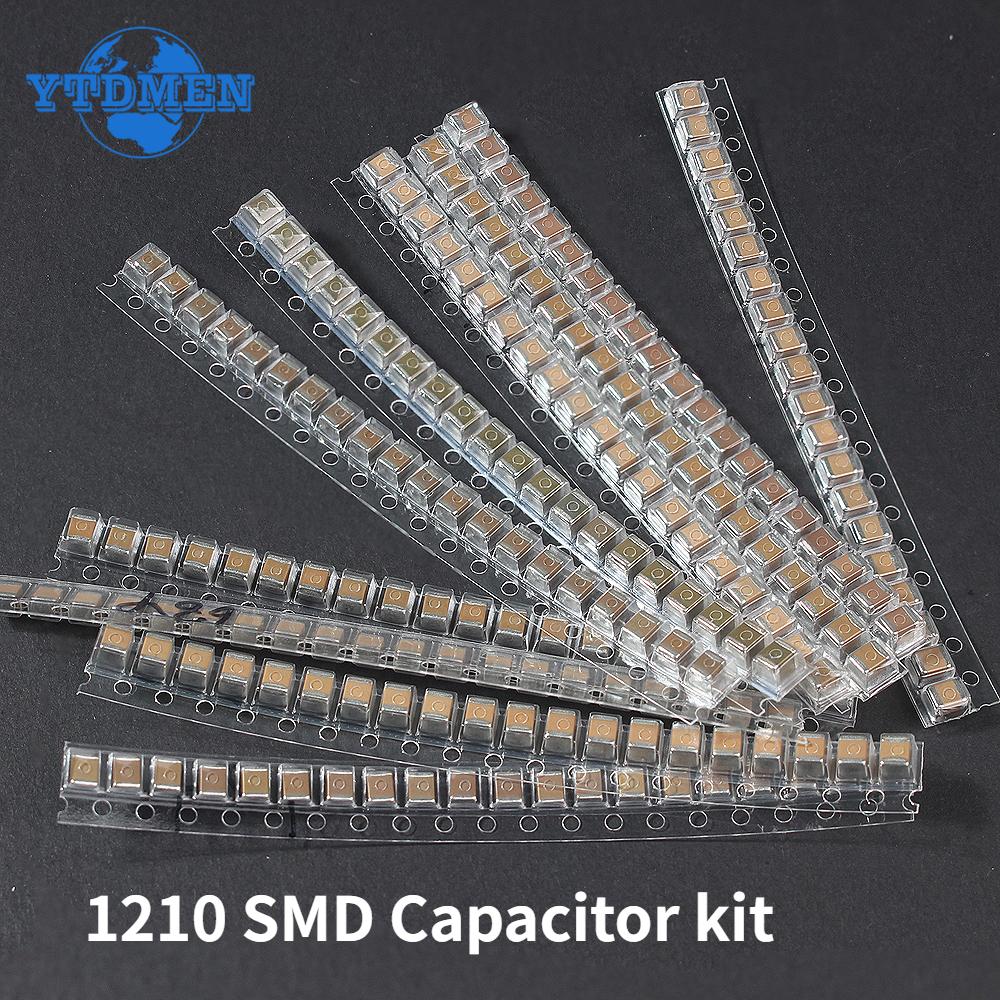 200 шт Конденсатор SMD 1210 Асорті Набір 0.1 мкФ ~ 100 мкФ 10 Видів*20шт Пачка Конденсаторів 0.1 мкФ 0.47 мкФ 0.68 мкФ 1 мкФ 2.2 мкФ 10 мкФ 100 мкФ білий
200 шт Конденсатор SMD 1210 Асорті Набір 0.1 мкФ ~ 100 мкФ 10 Видів*20шт Пачка Конденсаторів 0.1 мкФ 0.47 мкФ 0.68 мкФ 1 мкФ 2.2 мкФ 10 мкФ 100 мкФ білий