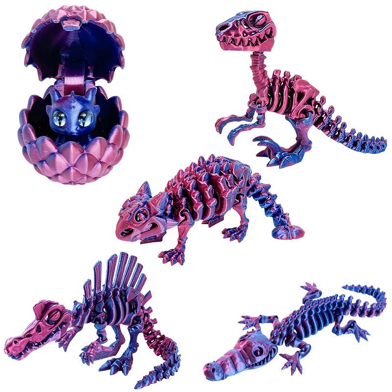 Realistic Articulated Dinosaur Toys - 3D Printed Movable Joint Animal Models, Cool Office Desk Decor for Kids Room Display
Realistic Articulated Dinosaur Toys - 3D Printed Movable Joint Animal Models, Cool Office Desk Decor for Kids Room Display