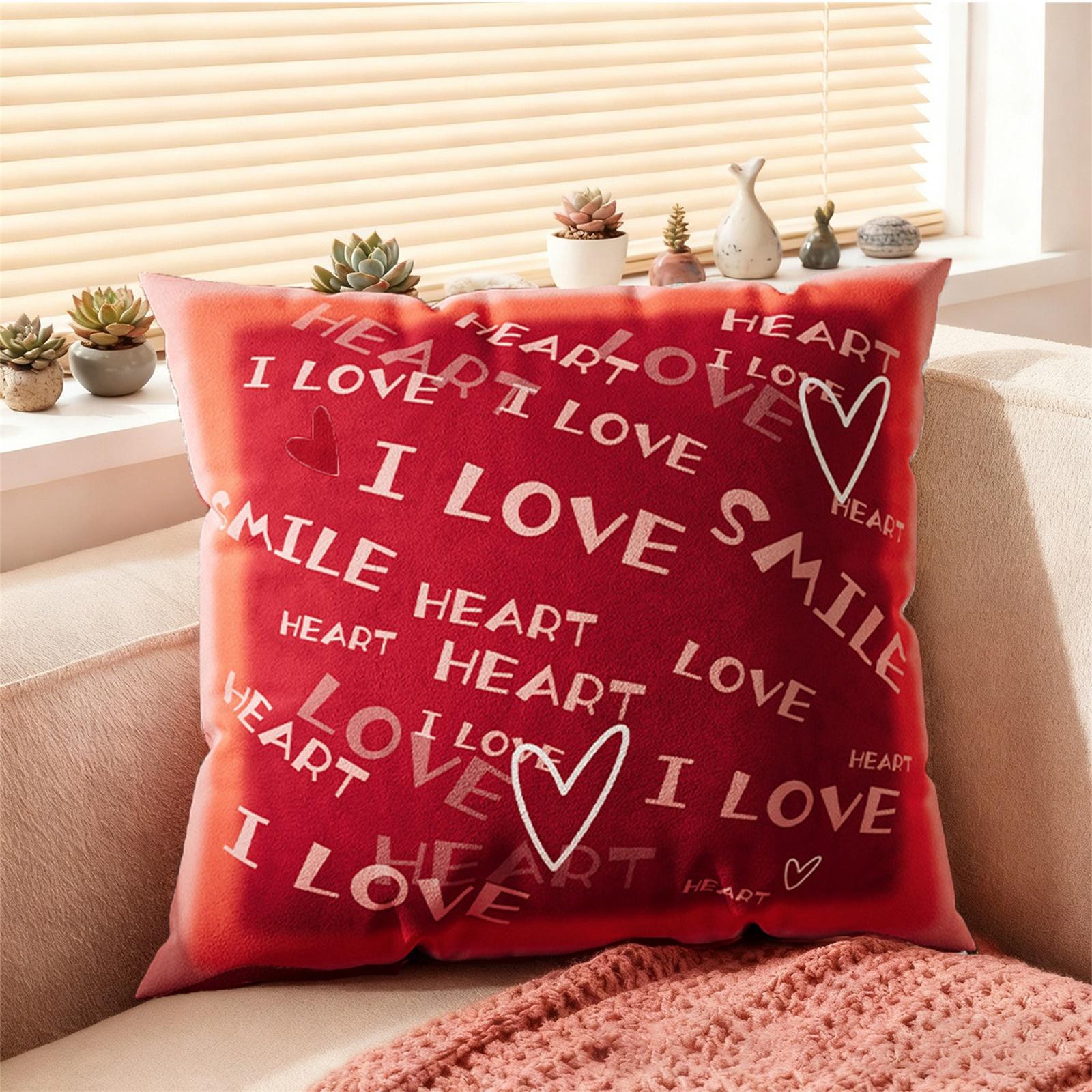 Valentine s Day Pillow Cover, Valentine s Day Decorative Cushion Cover, 18 Inches X 18 Inches One Size
Valentine s Day Pillow Cover, Valentine s Day Decorative Cushion Cover, 18 Inches X 18 Inches One Size