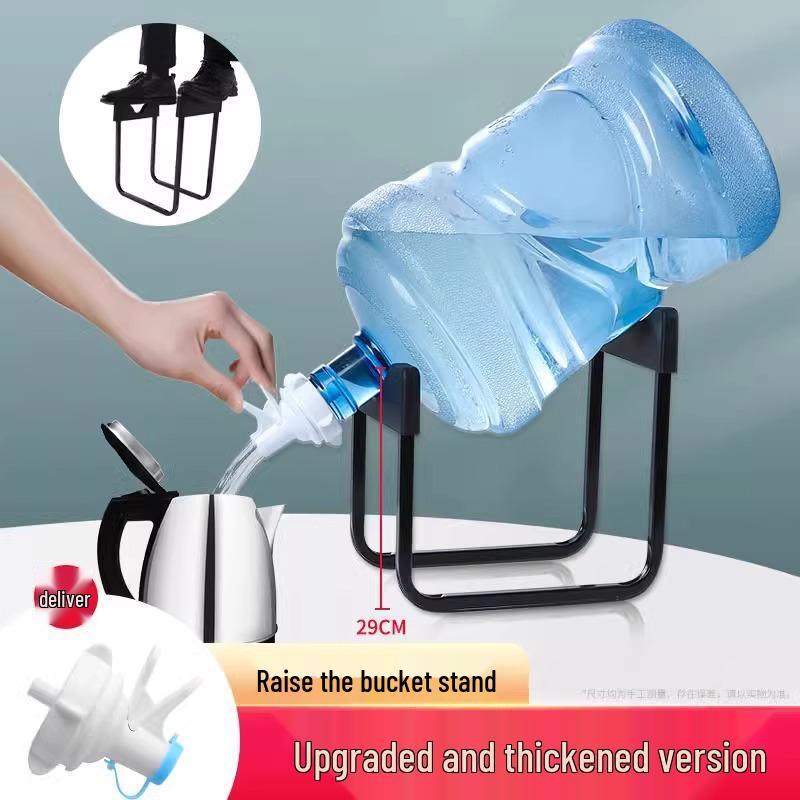 Диспенсер для чистой воды с подставкой: Подставка для минеральных бутылок и наливной носик
Диспенсер для чистой воды с подставкой: Подставка для минеральных бутылок и наливной носик