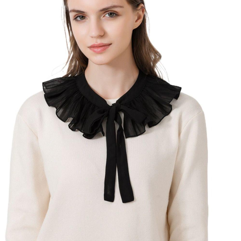 Flounce Mesh Lace Fake Collar Exquisite Shawl Shoulder Decoration False Collar Women/girls
Flounce Mesh Lace Fake Collar Exquisite Shawl Shoulder Decoration False Collar Women/girls