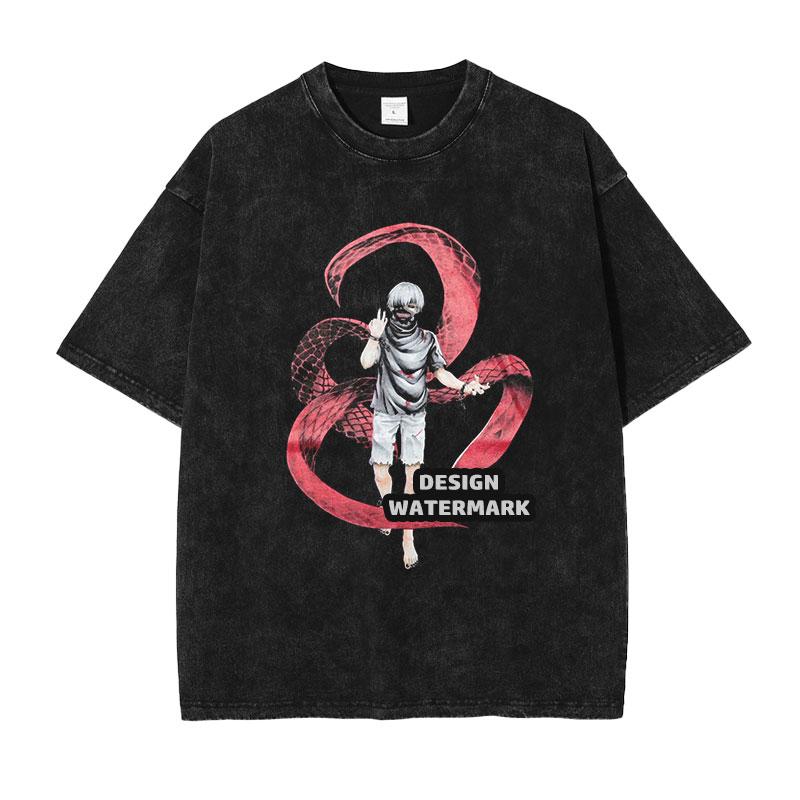 Anime Kaneki Ken T Shirts Manga Vintage Washed Douma Tshirt Oversized TTokyo Ghoul T Shirt Retro Tops Tees Man Cotton S
Anime Kaneki Ken T Shirts Manga Vintage Washed Douma Tshirt Oversized TTokyo Ghoul T Shirt Retro Tops Tees Man Cotton S
