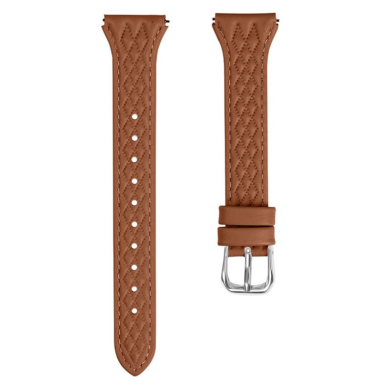 For Pebble 2/Time Round Rhombus Imprinted Genuine Cow Leather Watch Strap Brown
For Pebble 2/Time Round Rhombus Imprinted Genuine Cow Leather Watch Strap Brown