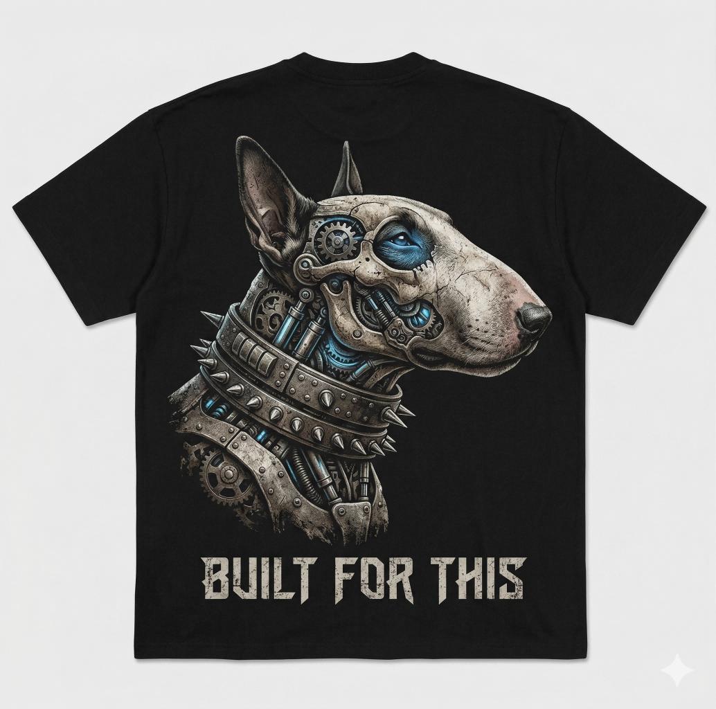 Cyborg Bull Terrier Steampunk T-Shirt, Mechanical Gears Dog Print Tee, Built For This Gothic Punk Streetwear, Cotton Top for ... 5XL різнокольоровий
Cyborg Bull Terrier Steampunk T-Shirt, Mechanical Gears Dog Print Tee, Built For This Gothic Punk Streetwear, Cotton Top for ... 5XL різнокольоровий