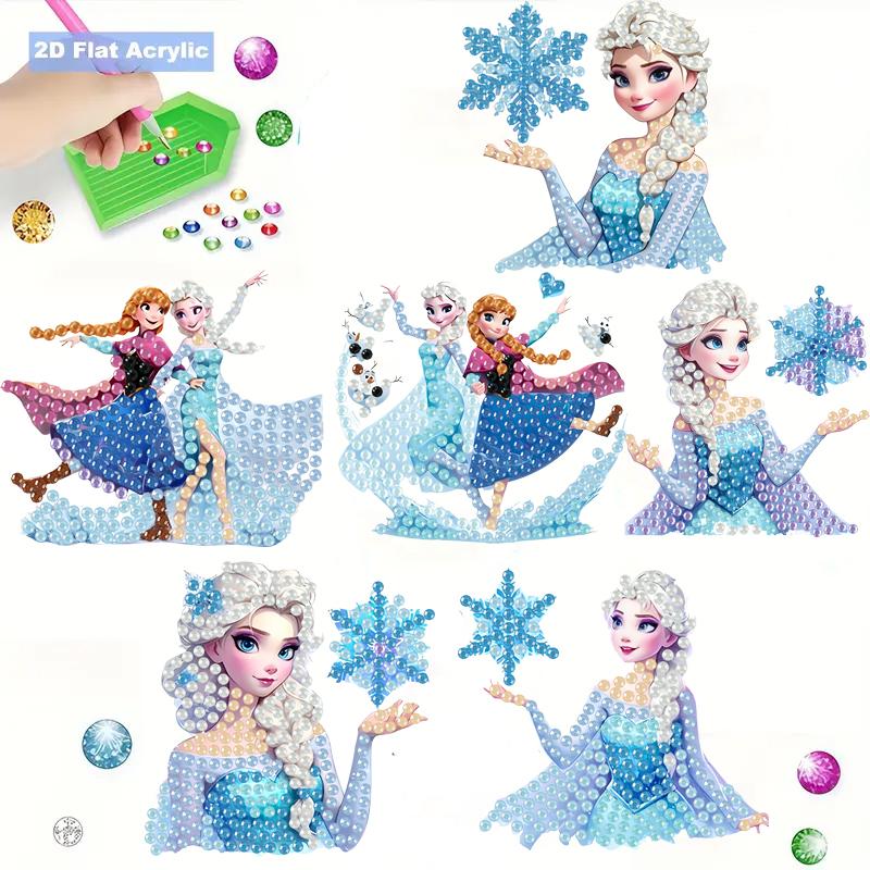 6Pcs DIY Diamond Painting Refrigerator Magnets, Frozen Disney Cross-stitch Round Diamond Handicraft Home Decoration Gift 6pcs
6Pcs DIY Diamond Painting Refrigerator Magnets, Frozen Disney Cross-stitch Round Diamond Handicraft Home Decoration Gift 6pcs
