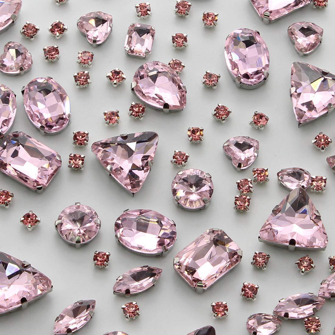 Mixed Silver Claw Glass Rhinestones 100Pcs Water Drill Hand-Sewn Diy Clothing Accessories Wedding Dress Headdress Trim светло-розовый
Mixed Silver Claw Glass Rhinestones 100Pcs Water Drill Hand-Sewn Diy Clothing Accessories Wedding Dress Headdress Trim светло-розовый