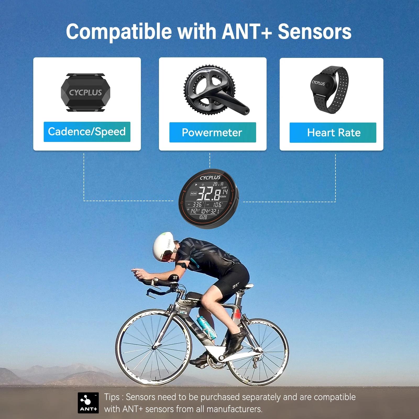 CYCPLUS M2 беспроводной GPS велосипедный компьютер ANT + Bluetooth Велоспорт шоссейный велосипед MTB водонепроницаемый измеритель скорости Cadence Power аксессуары
CYCPLUS M2 беспроводной GPS велосипедный компьютер ANT + Bluetooth Велоспорт шоссейный велосипед MTB водонепроницаемый измеритель скорости Cadence Power аксессуары