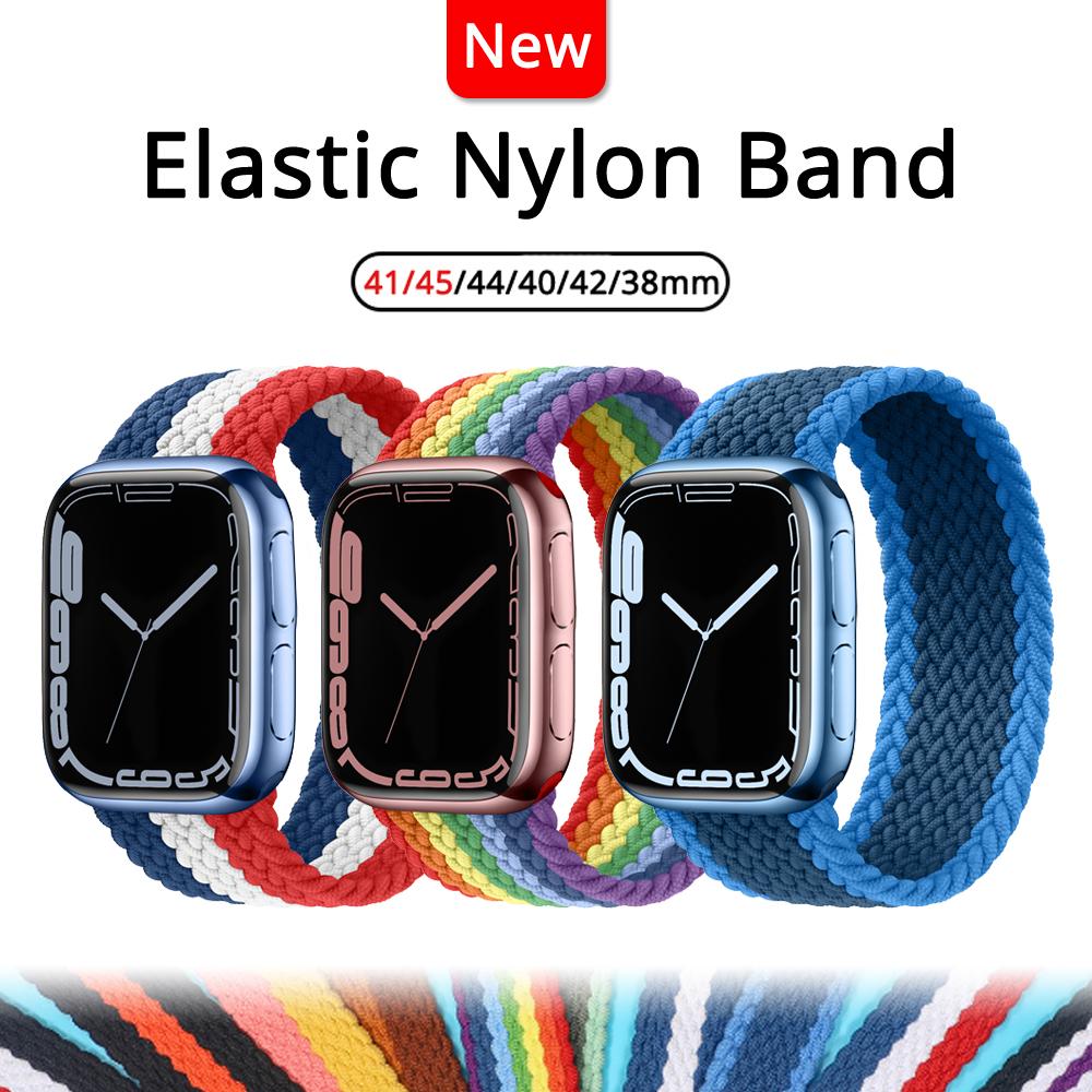 Нейлон Плетеный Solo Loop Ткань Эластичный ремешок для Apple Watch Band 7 SE 6 45mm 41mm 44mm 40mm 42mm 38mm для iWatch 3 4 5 2 1 Браслет
Нейлон Плетеный Solo Loop Ткань Эластичный ремешок для Apple Watch Band 7 SE 6 45mm 41mm 44mm 40mm 42mm 38mm для iWatch 3 4 5 2 1 Браслет