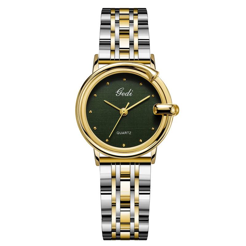 Stainless Steel Women S Watch Light Luxury Exquisite Cloth Surface Quartz Watch Women S Waterproof Room Gold Steel Belt Watch
Stainless Steel Women S Watch Light Luxury Exquisite Cloth Surface Quartz Watch Women S Waterproof Room Gold Steel Belt Watch