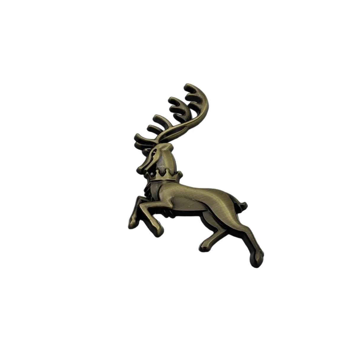 Game of Thrones Baratheon Stag Emblem - Metal Car Sticker and Decoration
Game of Thrones Baratheon Stag Emblem - Metal Car Sticker and Decoration