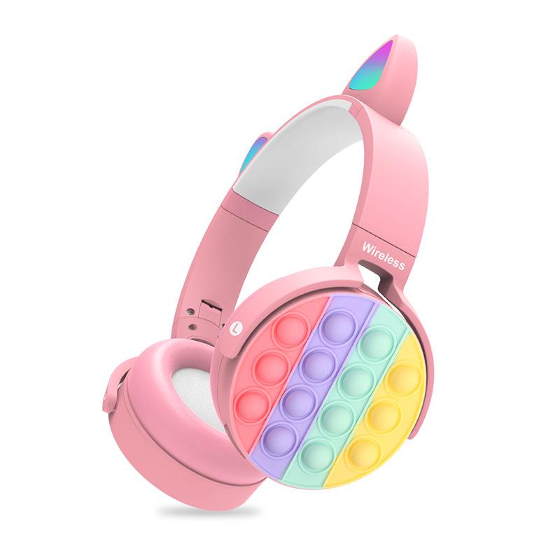 Luminous Cat Ear Bluetooth Headphones - CXT-950 Wireless Cartoon Headband рожевий
Luminous Cat Ear Bluetooth Headphones - CXT-950 Wireless Cartoon Headband рожевий