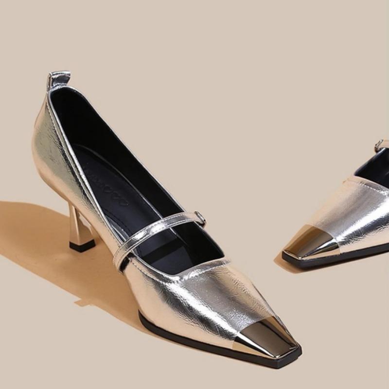 Fashion Women s Fashion Slim Heel Shoes Spring New Metal Square Head Shallow Mouth Word with Anti-slip Wear-resistant High Heels 40 серебряный
Fashion Women s Fashion Slim Heel Shoes Spring New Metal Square Head Shallow Mouth Word with Anti-slip Wear-resistant High Heels 40 серебряный