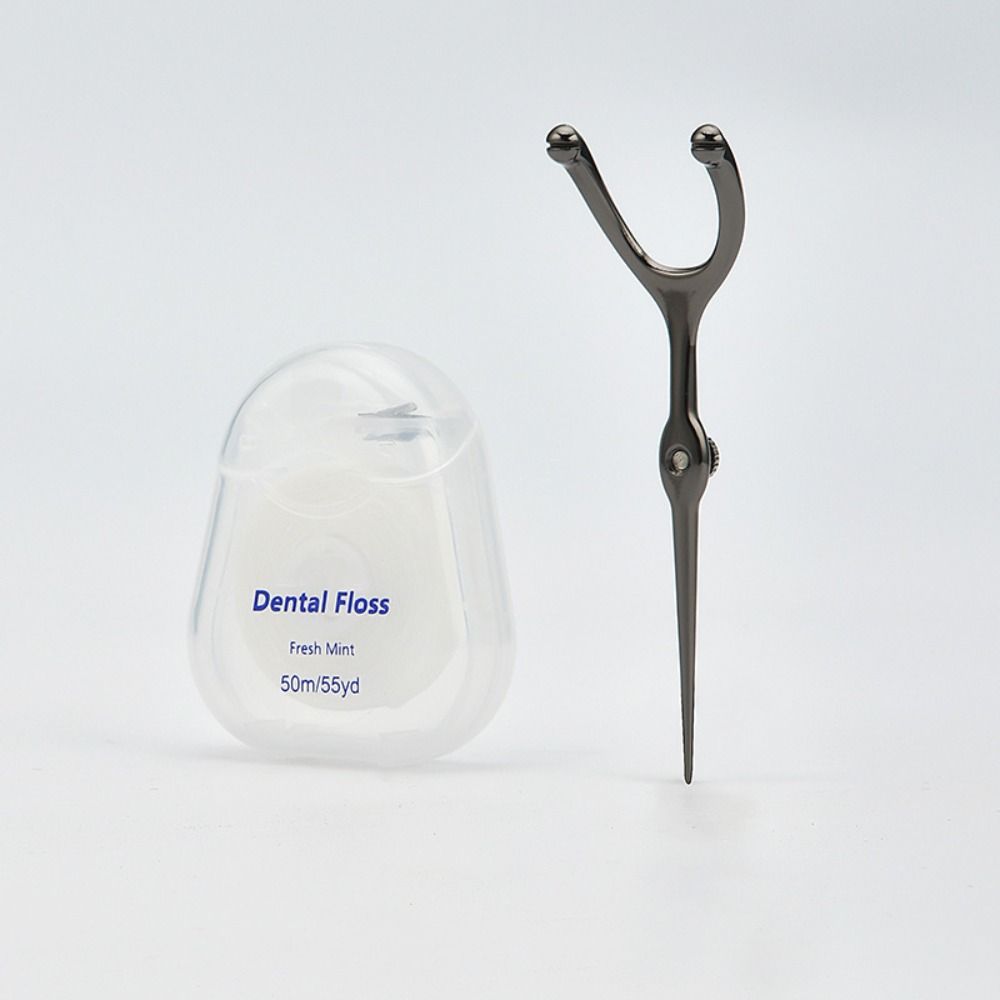 Reusable 50M Tooth Flossing Handle Flossing Holder Simple Oral Cleaning Tools Household style 1
Reusable 50M Tooth Flossing Handle Flossing Holder Simple Oral Cleaning Tools Household style 1