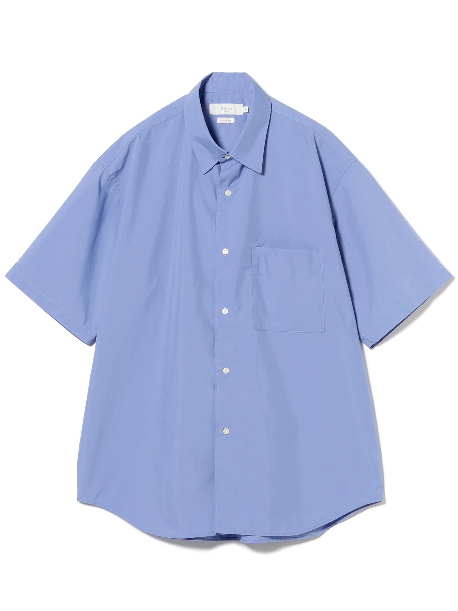 В:MING LIFE STORE от BEAMS Мужская рубашка с коротким рукавом, Полиэстерная поплин, Рукав до локтя, Размер SAX L
В:MING LIFE STORE от BEAMS Мужская рубашка с коротким рукавом, Полиэстерная поплин, Рукав до локтя, Размер SAX L