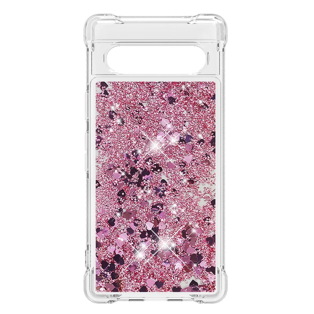 For Google Pixel 7a TPU Case Glitter Quicksand Shockproof Phone Back Cover Rose Gold/Hearts
For Google Pixel 7a TPU Case Glitter Quicksand Shockproof Phone Back Cover Rose Gold/Hearts