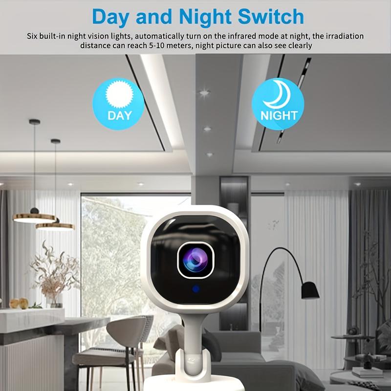 A3 1080P Security Action Indoor Camera Baby Monitor Night Vision Device Video Mini Surveillance Wifi Ip Camera White
A3 1080P Security Action Indoor Camera Baby Monitor Night Vision Device Video Mini Surveillance Wifi Ip Camera White