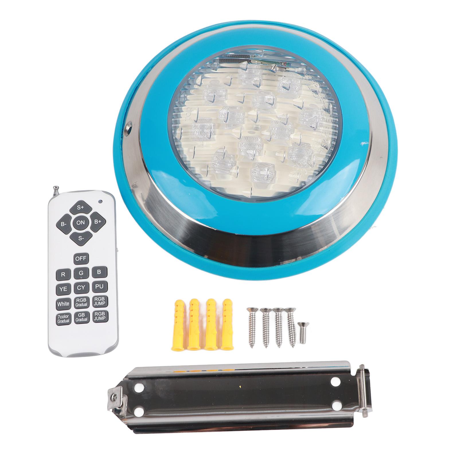 LED Simming Pool Light Underwater Light AC12V RGB HighPower 18Key Remote Control Submersible 12W‑1200LM
LED Simming Pool Light Underwater Light AC12V RGB HighPower 18Key Remote Control Submersible 12W‑1200LM