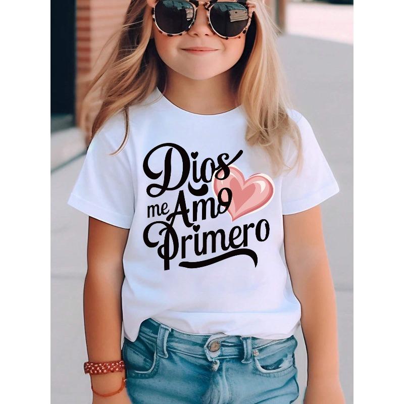 European sizes Girls Summer Fashion Short Sleeve T-Shirt | Casual Crew Neck Knit Top with Alphabets Print and Slight Stretch Fabric, Regular Fit 164cm білий
European sizes Girls Summer Fashion Short Sleeve T-Shirt | Casual Crew Neck Knit Top with Alphabets Print and Slight Stretch Fabric, Regular Fit 164cm білий