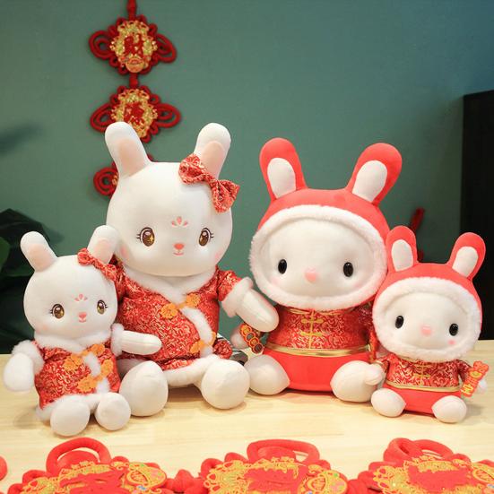 23/35cm Rabbit Year Mascot Tang Suit Festival Decoration Adorable Stylish 2023 New Cartoon Plush Doll Toy Gift
23/35cm Rabbit Year Mascot Tang Suit Festival Decoration Adorable Stylish 2023 New Cartoon Plush Doll Toy Gift