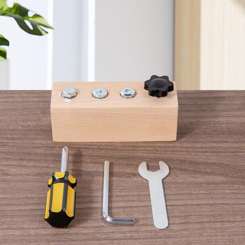 Kids Wooden Screw Nut Disassembly Toy - Early Education Montessori Fine Motor Skills Trainingimprove Patience And Concentration
Kids Wooden Screw Nut Disassembly Toy - Early Education Montessori Fine Motor Skills Trainingimprove Patience And Concentration