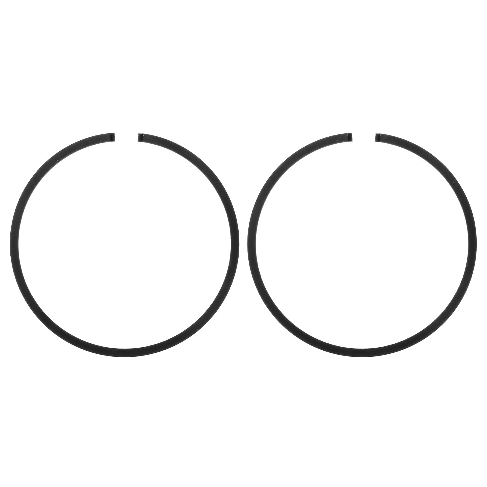 M METERXITY Комплект поршневых колец 2 шт. 52 мм x 1,5 мм Стандартное поршневое кольцо Поршень чёрный