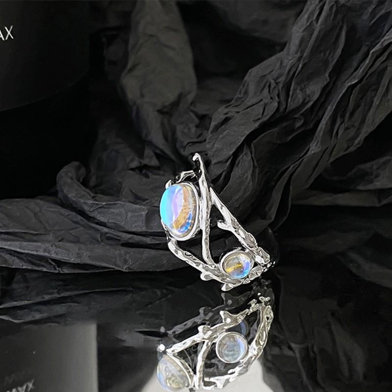 Moonstone Stunning Opal Couple Open Ring For Women Chic Summer Jewelry Gift J2977
Moonstone Stunning Opal Couple Open Ring For Women Chic Summer Jewelry Gift J2977