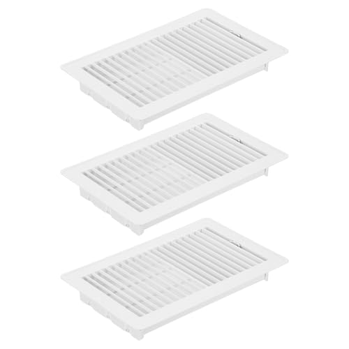 PATIKIL Underfloor Ventilation Vent, 25 x 15 cm, Floor Register Air Drain, Ventilation System, Adjustable, Wall-Mounted, White, 3-Piece Set
PATIKIL Underfloor Ventilation Vent, 25 x 15 cm, Floor Register Air Drain, Ventilation System, Adjustable, Wall-Mounted, White, 3-Piece Set