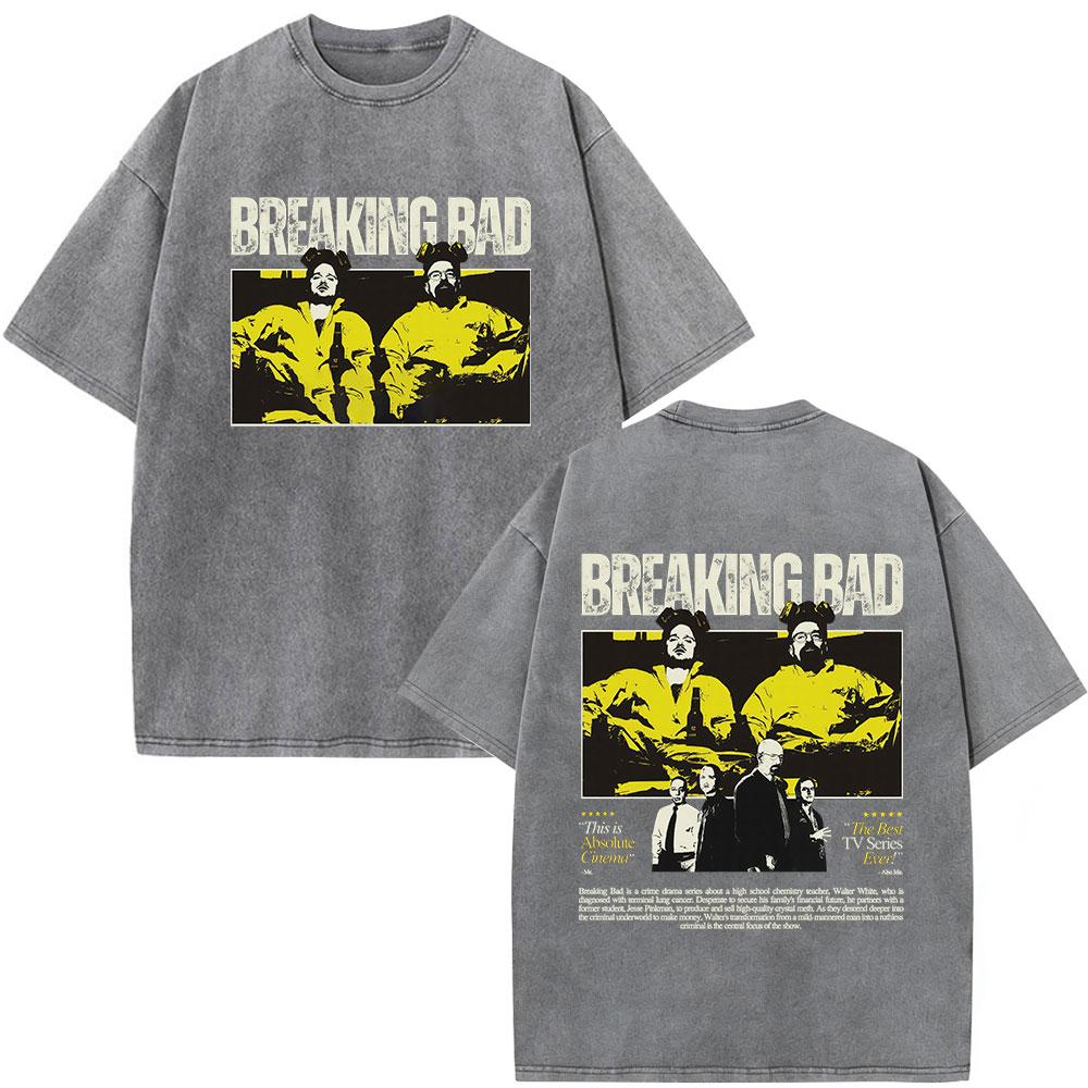 Vintage Washed Heisenberg Breaking Bad T Shirt Better Call Saul TV Tshirts Mens Women Cotton Oversized Short Sleeves Tee Shirt S
Vintage Washed Heisenberg Breaking Bad T Shirt Better Call Saul TV Tshirts Mens Women Cotton Oversized Short Sleeves Tee Shirt S