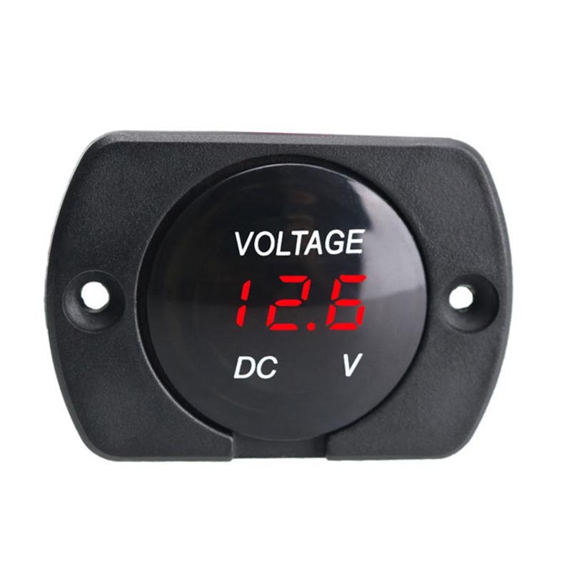 for DC 12V 24V Car Voltmeter with LED Digital Display Panel Waterproof червоний
for DC 12V 24V Car Voltmeter with LED Digital Display Panel Waterproof червоний
