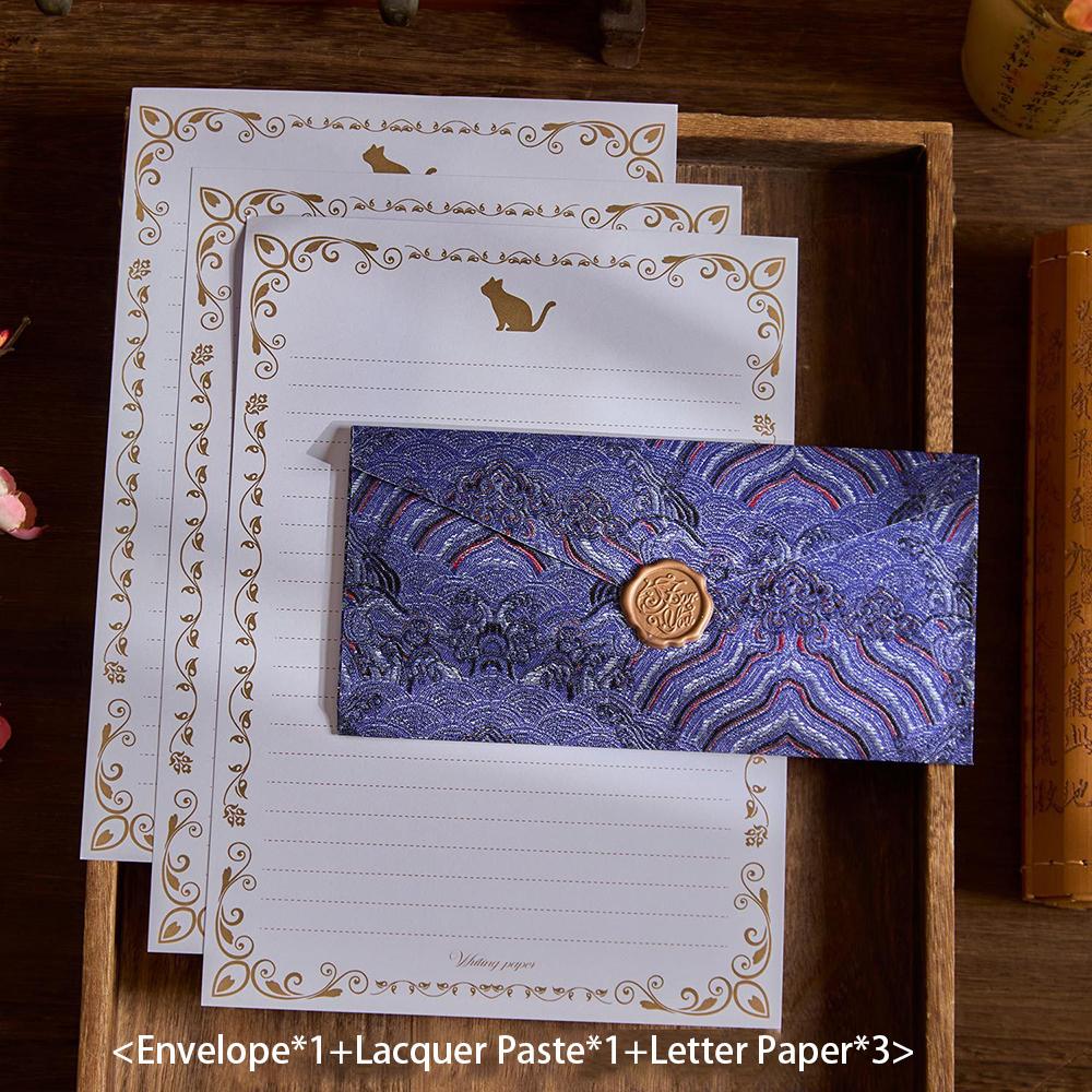 Envelope Letter Set Jiuxiao Cloud Pattern Series Invitation Letter Fire Paint Envelope, Message Blessing фіолетовий
Envelope Letter Set Jiuxiao Cloud Pattern Series Invitation Letter Fire Paint Envelope, Message Blessing фіолетовий